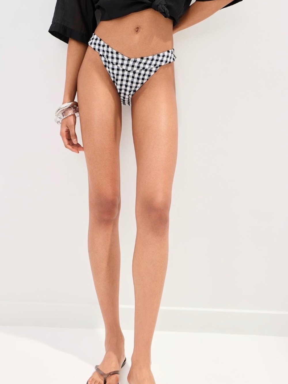 LE BOP Low V Rise Bikini Bottoms
